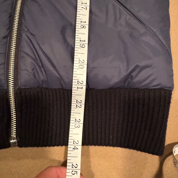 Rag & Bone Mikaela Navy/Black Bomber Jacket- Size XSmall - Picture 11 of 12
